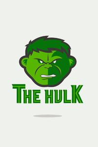 Hulk Minimal Logo 4k