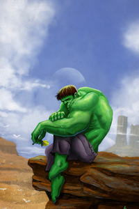 Hulk No Smash (240x320) Resolution Wallpaper