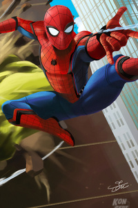 Hulk Vs Spiderman 4k