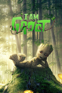 I Am Groot 4k (640x1136) Resolution Wallpaper