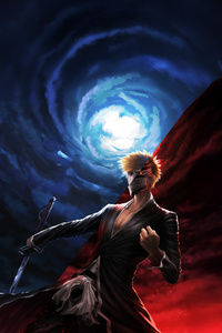 Ichigo Kurosaki 5k (640x960) Resolution Wallpaper