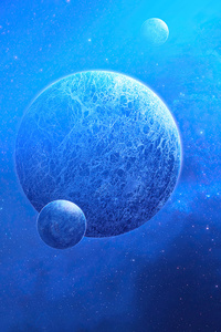 Icy Planet (320x568) Resolution Wallpaper