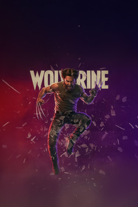 Indestructible Legend The Wolverine (320x568) Resolution Wallpaper