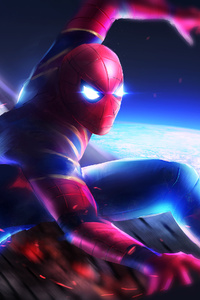Infinity War Spiderman (480x800) Resolution Wallpaper