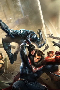 Injustice 2 Mobile Game (640x1136) Resolution Wallpaper