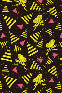 320x568 Insect Vector Pattern 4k