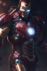 Invincible Iron Man 5k (1280x2120) Resolution Wallpaper