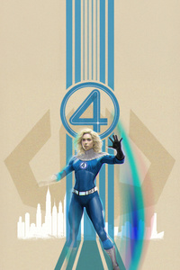 Invisible Woman The Fantastic Four First Steps (480x800) Resolution Wallpaper