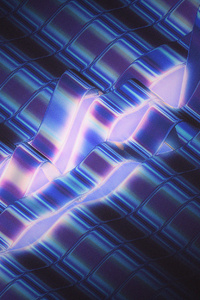 Iridescent Waves Abstract (640x1136) Resolution Wallpaper
