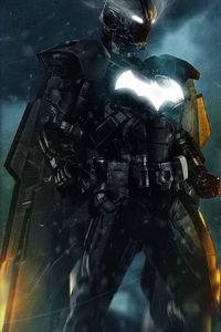 Iron Batman (480x800) Resolution Wallpaper