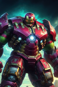 Iron Hulkbuster Power (1080x2160) Resolution Wallpaper