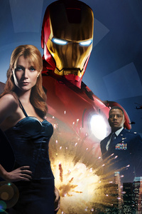 Iron Man 2008 (240x320) Resolution Wallpaper