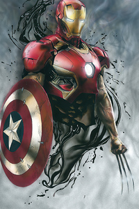 Iron Man 2020 (1280x2120) Resolution Wallpaper