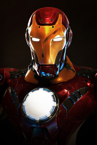 Iron Man 2d (480x800) Resolution Wallpaper
