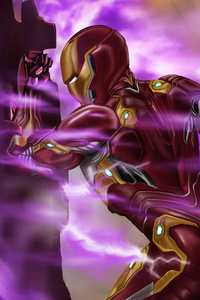 Iron Man 4k Newart (1080x2280) Resolution Wallpaper
