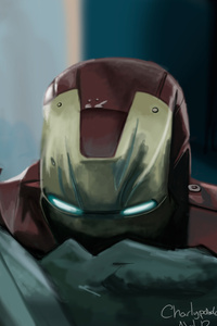 Iron Man 5K New Art (1440x2560) Resolution Wallpaper
