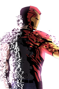 Iron Man And Spiderman Turned To Dust (1125x2436) Resolution Wallpaper