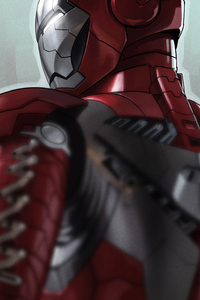 Iron Man Armor 45 (640x960) Resolution Wallpaper