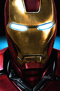 Iron Man Art HD (640x960) Resolution Wallpaper