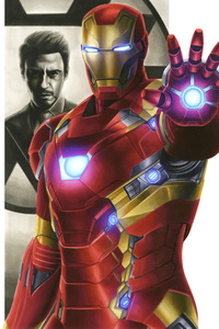 Iron Man Artwork 4k 2018 (2160x3840) Resolution Wallpaper