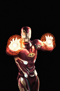 Iron Man As Doctor Strange 4k (480x854) Resolution Wallpaper