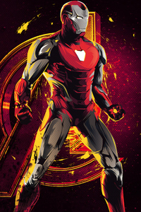 Iron Man Avenger (240x320) Resolution Wallpaper