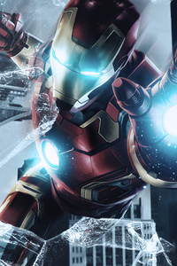 Iron Man Avengers Endgame Poster (240x400) Resolution Wallpaper