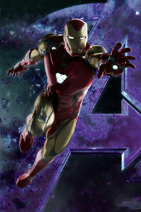 Iron Man Avengers Endgame Releasing (1080x2160) Resolution Wallpaper