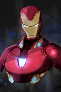 Iron Man Avengers Infinity War Artwork (240x400) Resolution Wallpaper