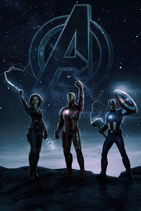 Iron Man Captain America And Black Widow 4k