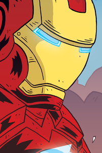 Iron Man Comic Cartoon Art