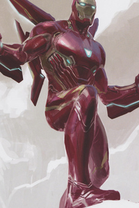 Iron Man Concept Artwork (240x320) Resolution Wallpaper
