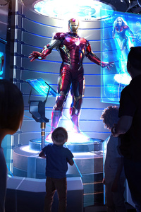 Iron Man Disneyland 2023 (2160x3840) Resolution Wallpaper