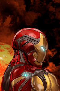 Iron Man Enigma (480x854) Resolution Wallpaper