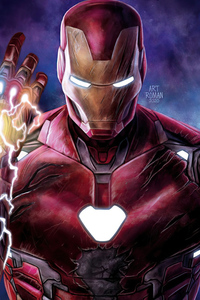 Iron Man Gauntlet (1125x2436) Resolution Wallpaper