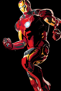 Iron Man Graphic Design (640x1136) Resolution Wallpaper