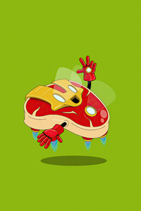 Iron Man Ham And Cheese Style (1440x2960) Resolution Wallpaper