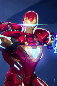 Iron Man In Marvel Rivals Game (320x568) Resolution Wallpaper