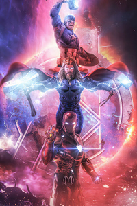 Iron Man Infinity Gauntlet Stones Artwork