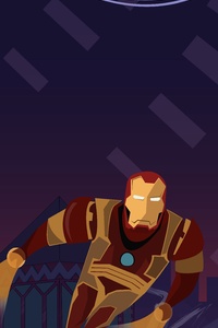 Iron Man Into The Spider Verse (1440x2960) Resolution Wallpaper