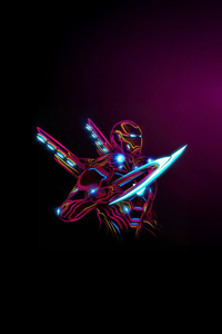 Iron Man Legendary Outlaw (1125x2436) Resolution Wallpaper