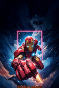 Iron Man Man Of Tomorrow (1280x2120) Resolution Wallpaper