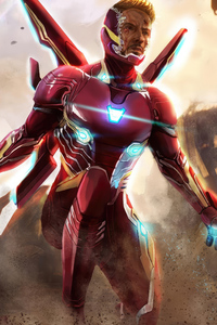 Iron Man Mark VI Suit (640x1136) Resolution Wallpaper