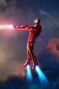 Iron Man Marvel (240x400) Resolution Wallpaper