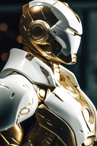 Iron Man Metal And Nanofiber Suit 4k (320x568) Resolution Wallpaper
