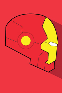 Iron Man Minimal Red 5k (480x854) Resolution Wallpaper