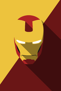 Iron Man Minimalism 4k (1125x2436) Resolution Wallpaper