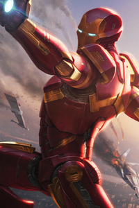 Iron Man New Suit 4k (320x480) Resolution Wallpaper