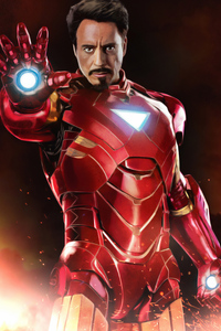 Iron Man New4k (640x1136) Resolution Wallpaper