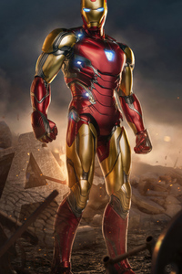 Iron Man One Last Hope (320x480) Resolution Wallpaper